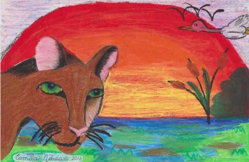 "Panther Sunset" by Unknown